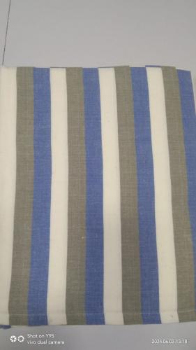 BEDSHEET STRIPE 90X108 2 PILLOW COVER
